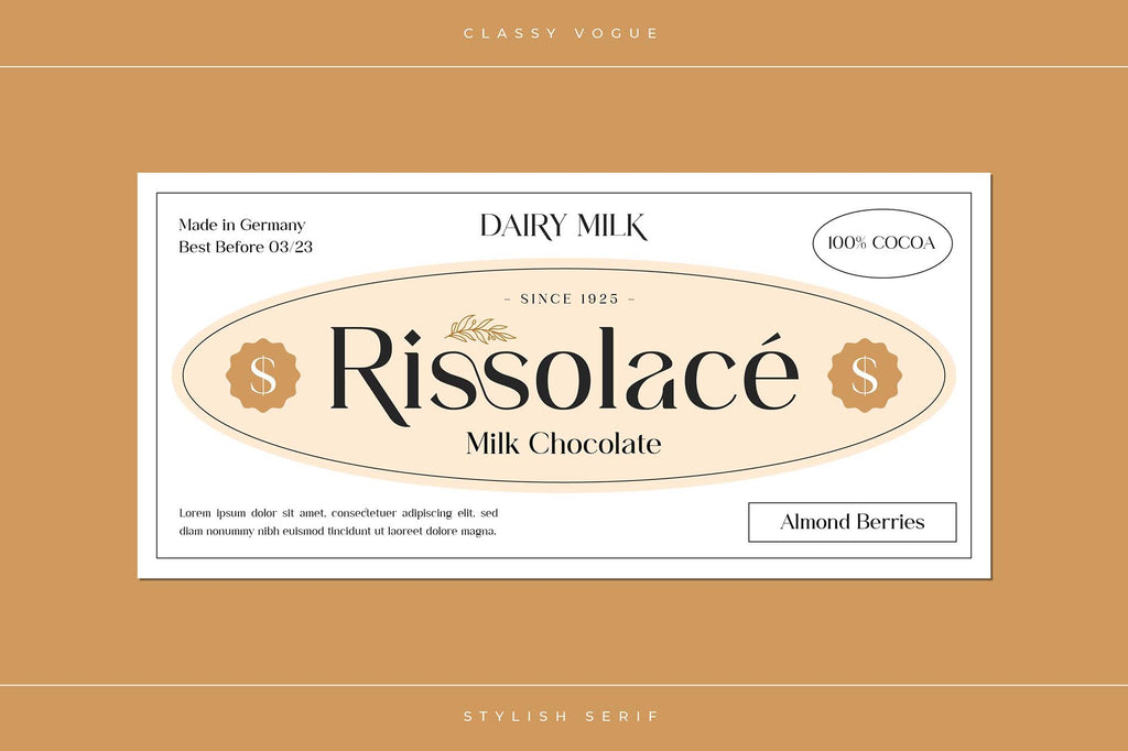 Classy Vogue Serif Font