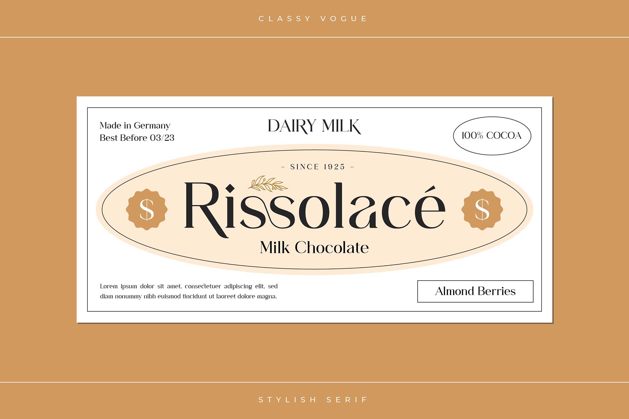 Classy Vogue Serif Font