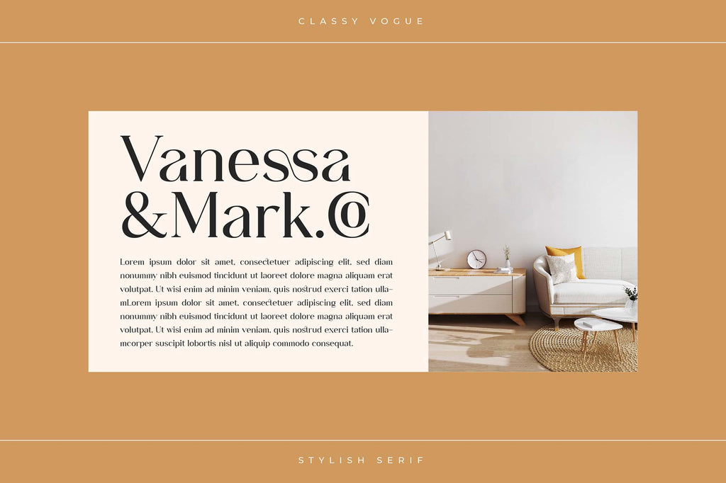 Classy Vogue Serif Font