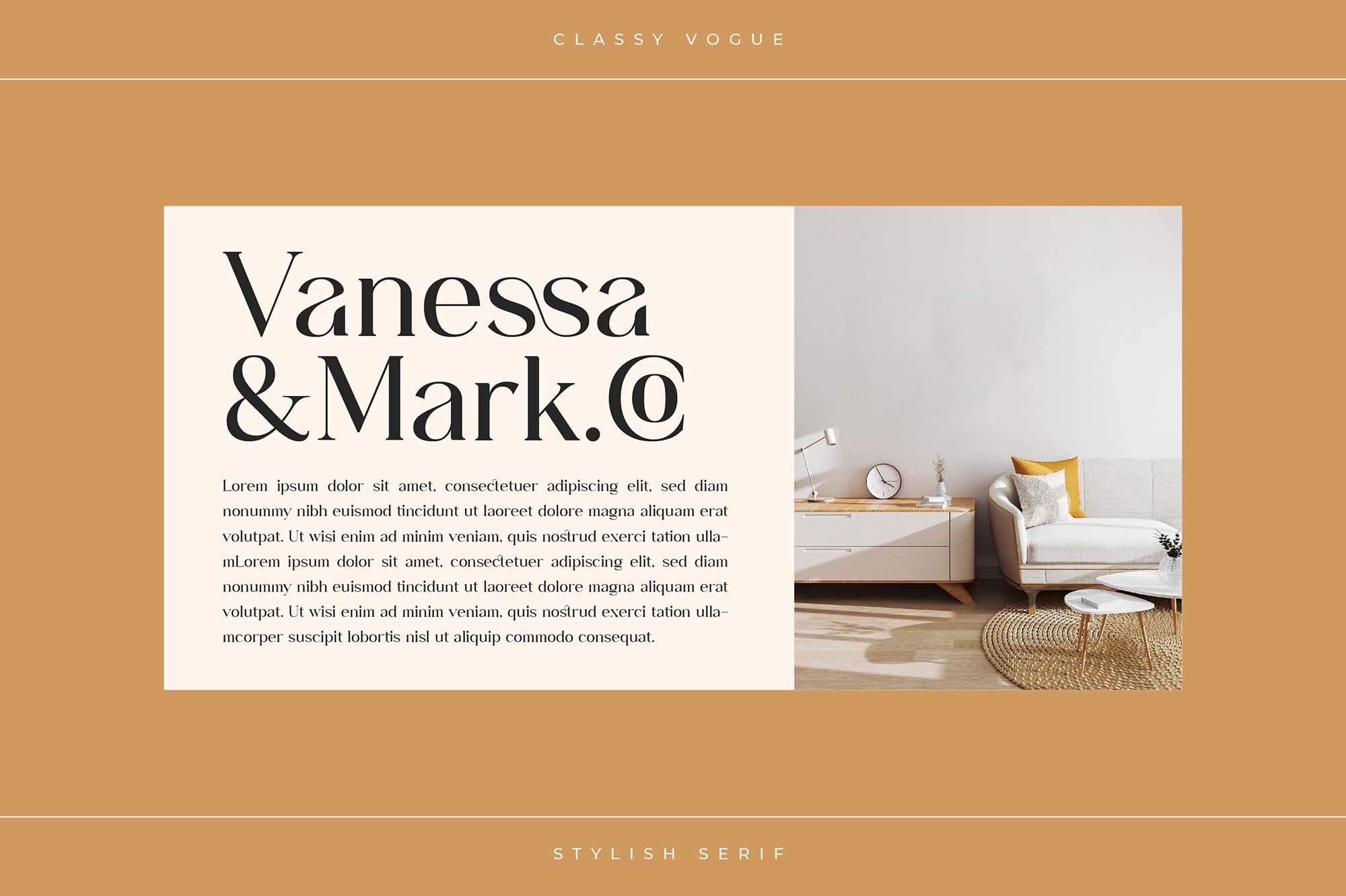 Classy Vogue Serif Font