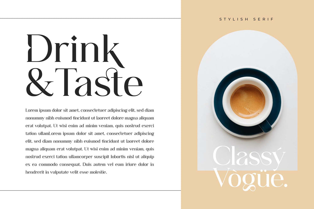 Classy Vogue Serif Font