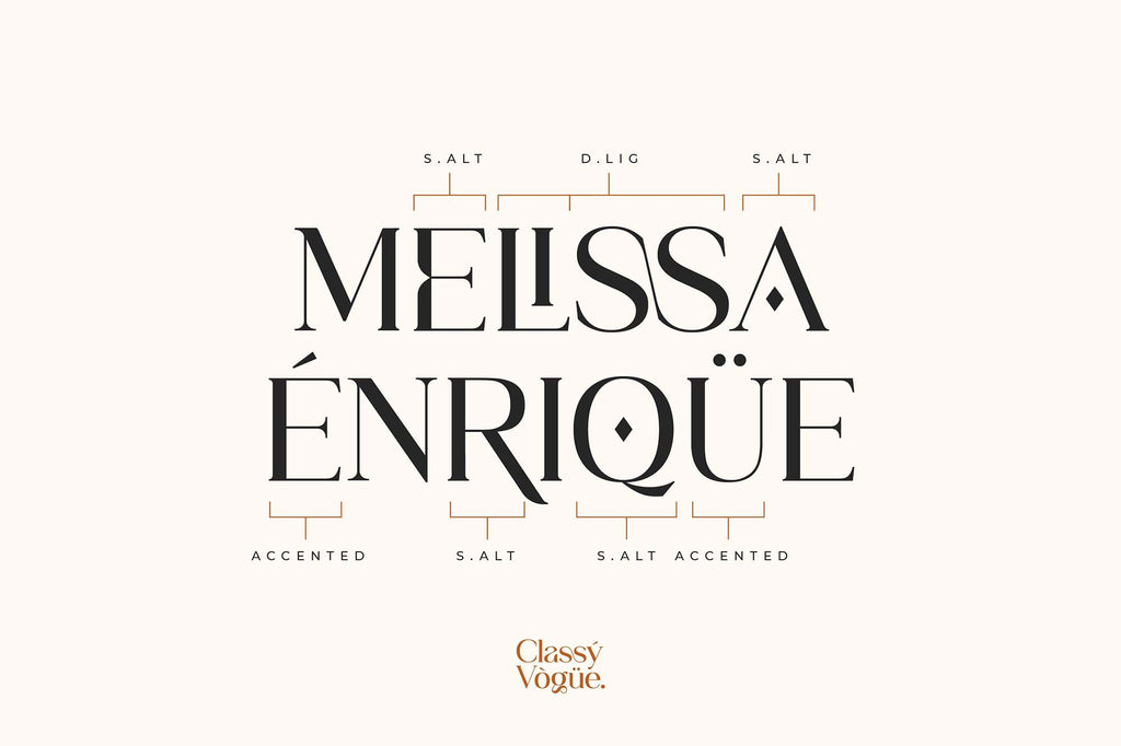 Classy Vogue Serif Font