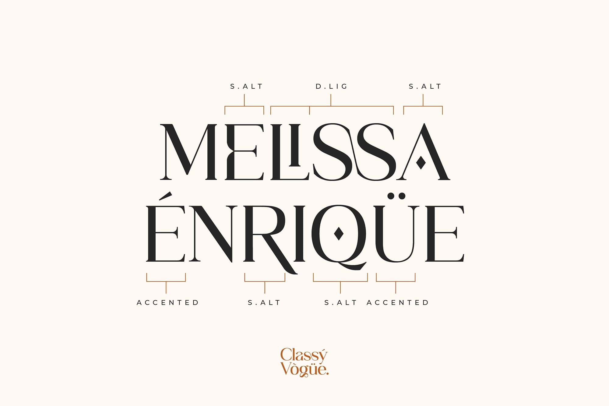Classy Vogue Serif Font