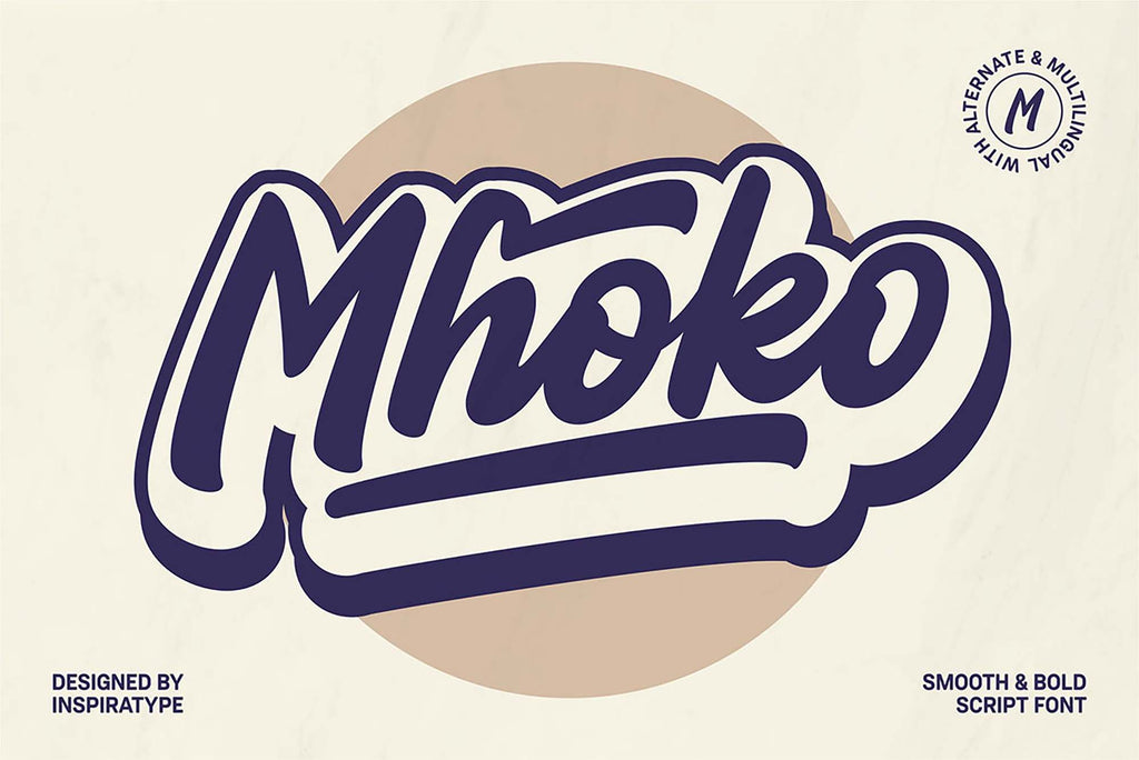 Mhoko Bold Script Font