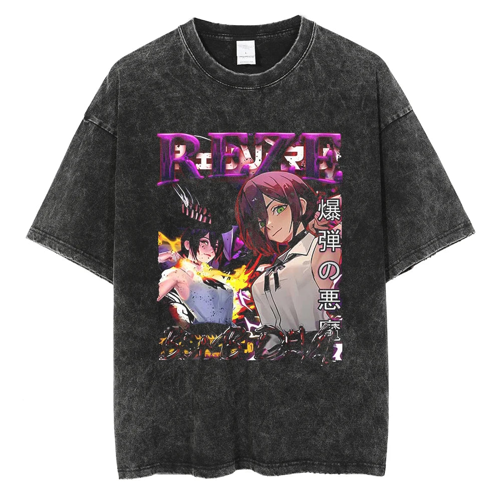 Chainsaw Man Reze Deadly Temptation Vintage T-Shirt