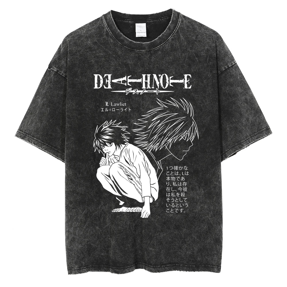 Death Note L's Victory Vintage T-Shirt