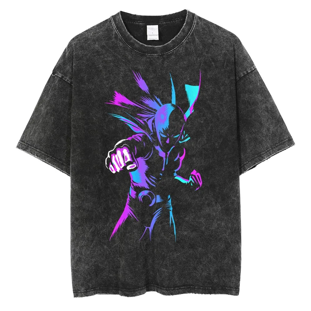 One Punch Man Saitama Strongest Man Vintage T-Shirt