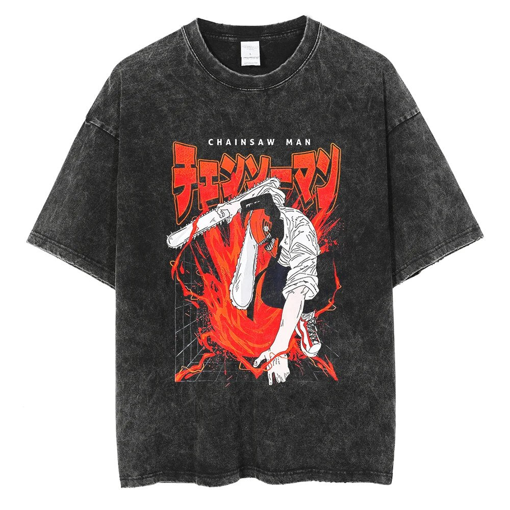 Chainsaw Man Fearless Vigilante Vintage T-Shirt