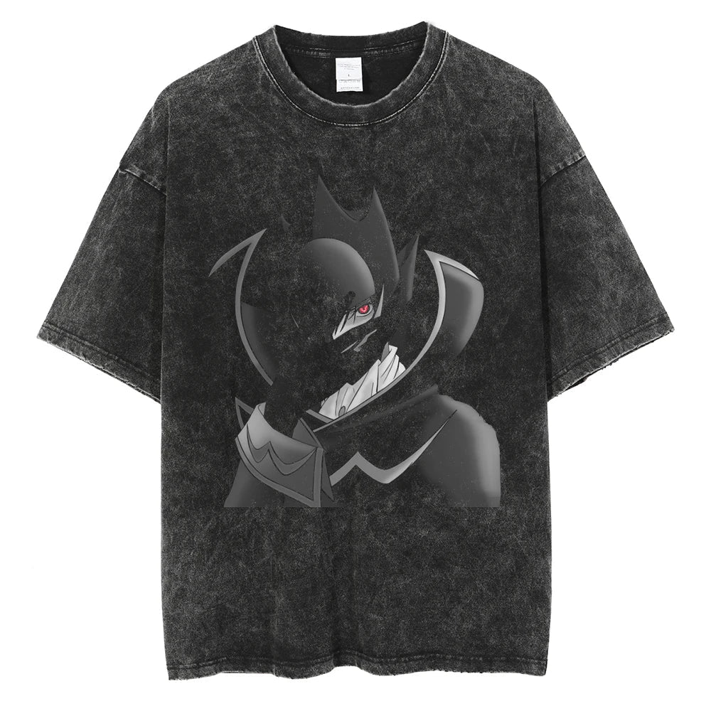 Code Geass Lelouch The Fallen Prince Oversized Vintage T-Shirt