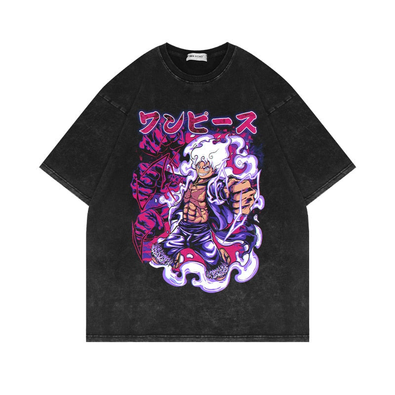 One Piece Luffy Gear 5 Vintage T-Shirt